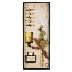 GAEM Набор подарочный: ручка перьевая, чернила, держатель, 5 наконечников, L11,5 W28,5 H4,5 см