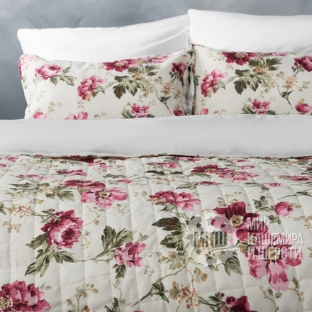 Покрывало в спальню хлопковое ВИЛАА (арт. BL02-105-02)  -   230х250 см. - розовое