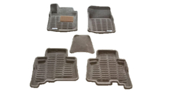 Коврики салона Satori 3D для Toyota Land Cruiser 150 Prado 2009- с бортиком бежевые. Артикул SI 08-00185