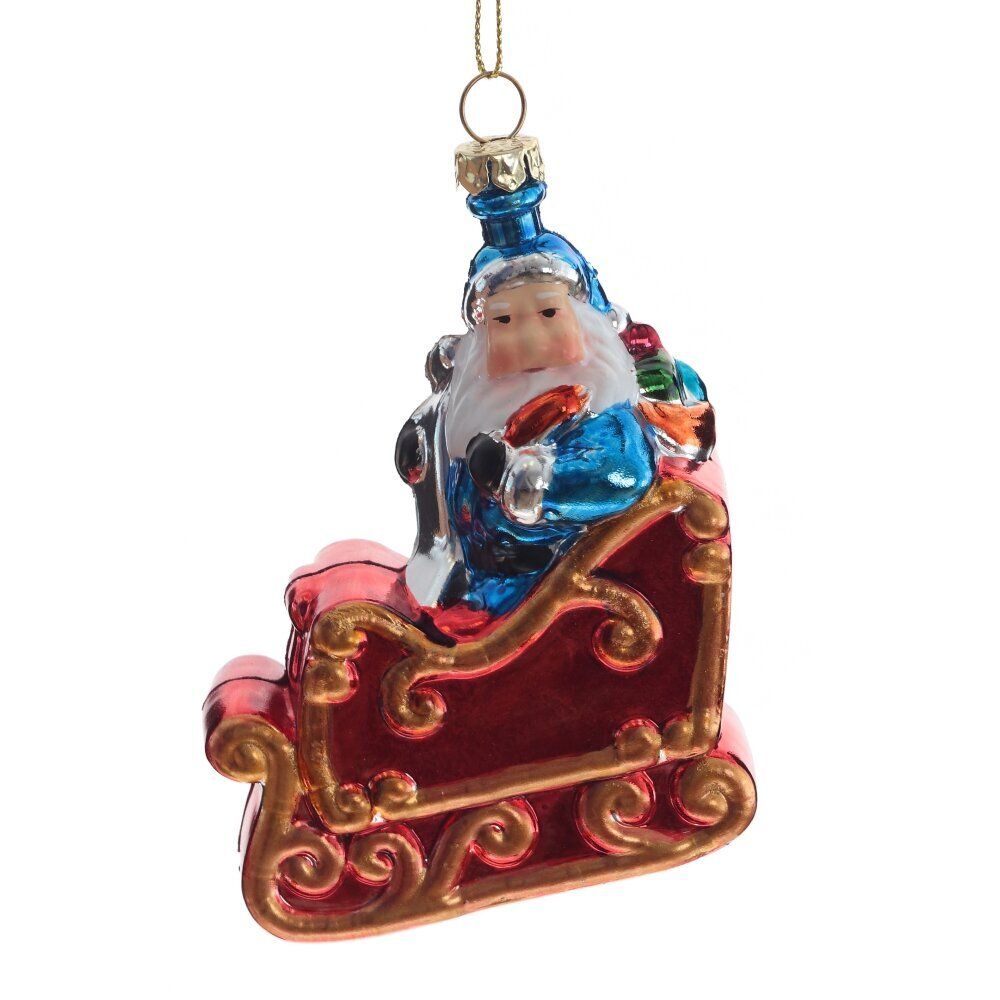 GAEM Украшение новогоднее "Дед Мороз", L8,5 W3,5 H12 см, 3в.