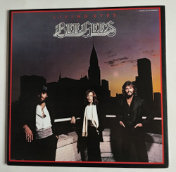 Винтажная виниловая пластинка LP Bee Gees Living Eyes (Japan 1981) (No Obi) Sticker