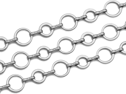 Цепь круглая 10мм, сталь
