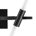 742627 Бра STRUTTURA 4х6W (led) G9 ЧЕРНЫЙ МАТОВЫЙ