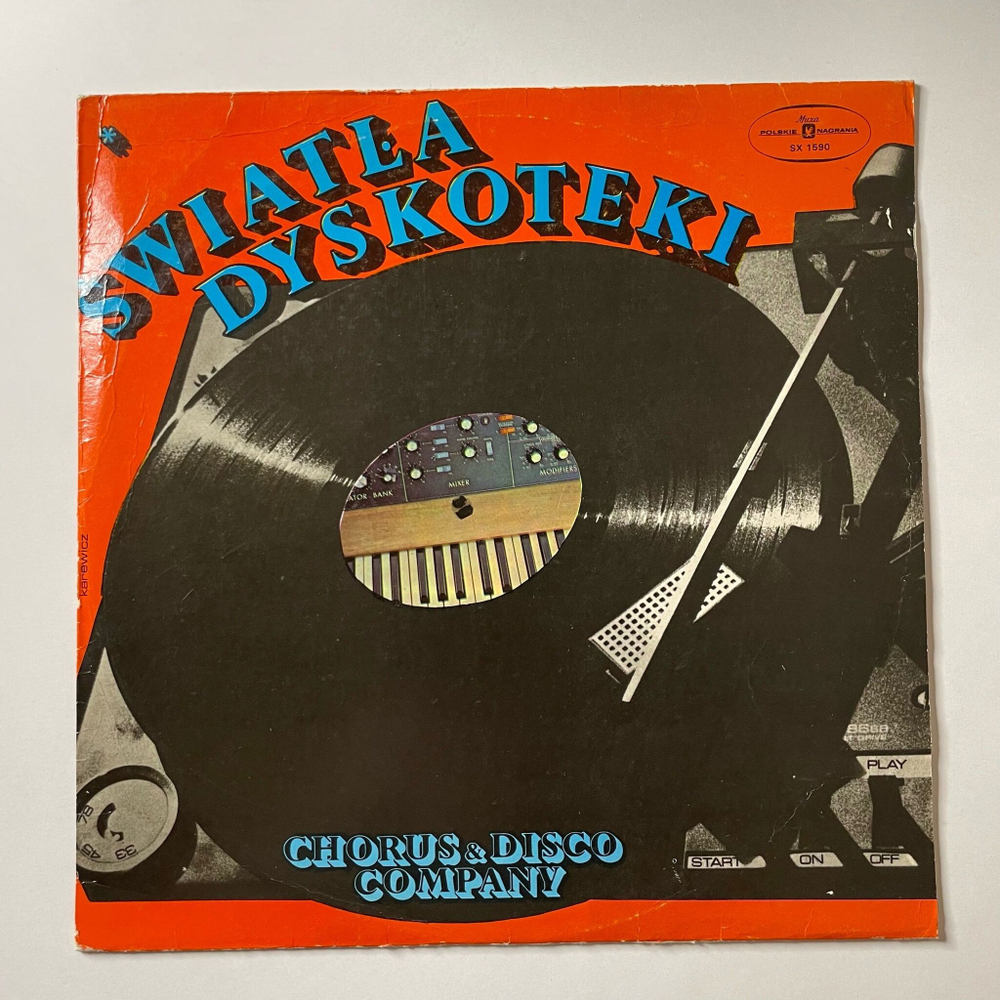 Винтажная виниловая пластинка LP Chorus and Disco Company Swiat a Dyskoteki (Польша 1978)