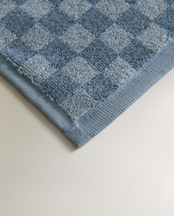 Zara Home Полотенце для лица и рук из хлопка, синий