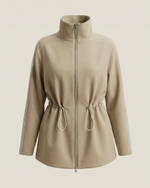 Жакет на молнии в стиле городского сафари в хаки