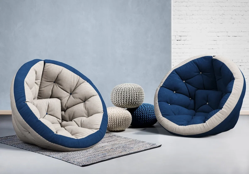 Кресло-футон Оустер КОМБО - Nebby велюр