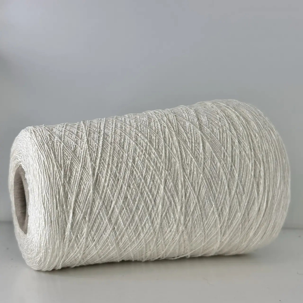 BURRO - Filati Color; 54% хлопок, 46% люрекс; 640м/100гр; col. C02107, цвет: жемчужный