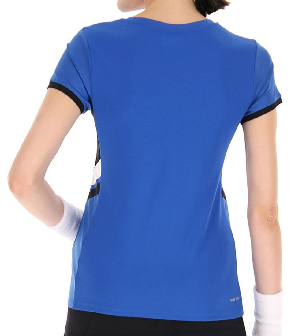 Женская теннисная футболка Lotto Squadra III Tee - Blue
