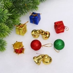 Набор украшений «Праздничный наборчик» 10*9 см (набор 8 шт), микс