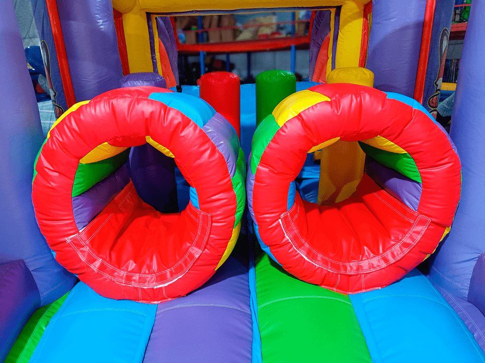 Коммерческий надувной батут «Попрыгунчик» 6*3*2,5 м