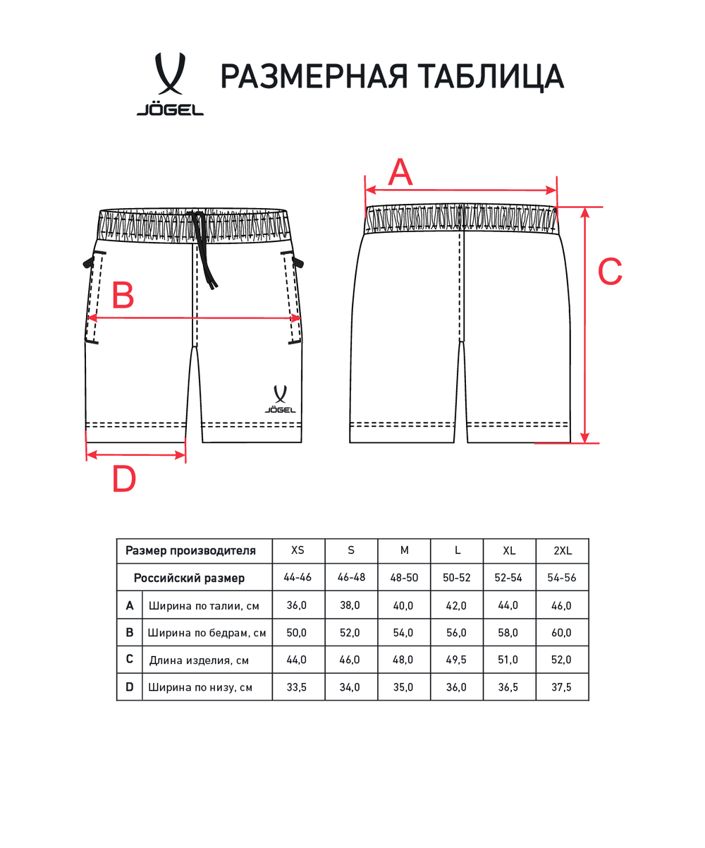 Шорты ESSENTIAL Athlete Shorts, черный