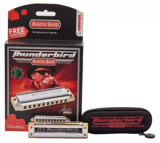 Губная гармоника диатоническая HOHNER Marine Band Thunderbird E low