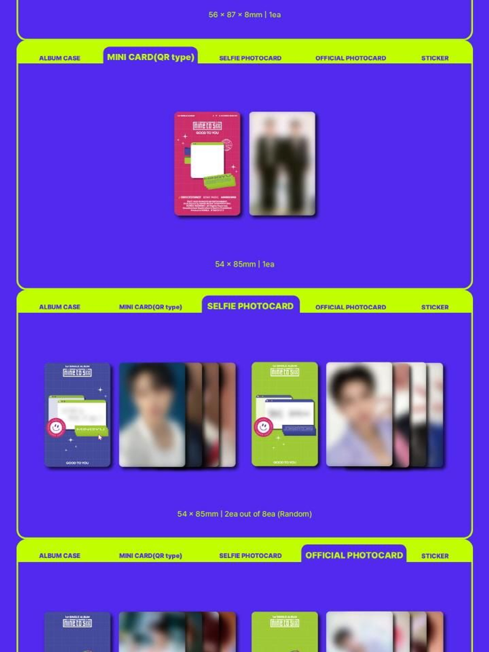 Альбом NINE TO SIX - GOOD TO YOU 1st Single Album PLATFORM Album