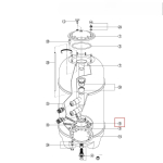 Коллектор фильтра Kripsol SSB 640-900, RCFI0009.00R/RBS 091.A/RFD 0301.00R