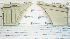 Накладка двери правая нижняя  (пластиковая) серая SHACMAN  X3000