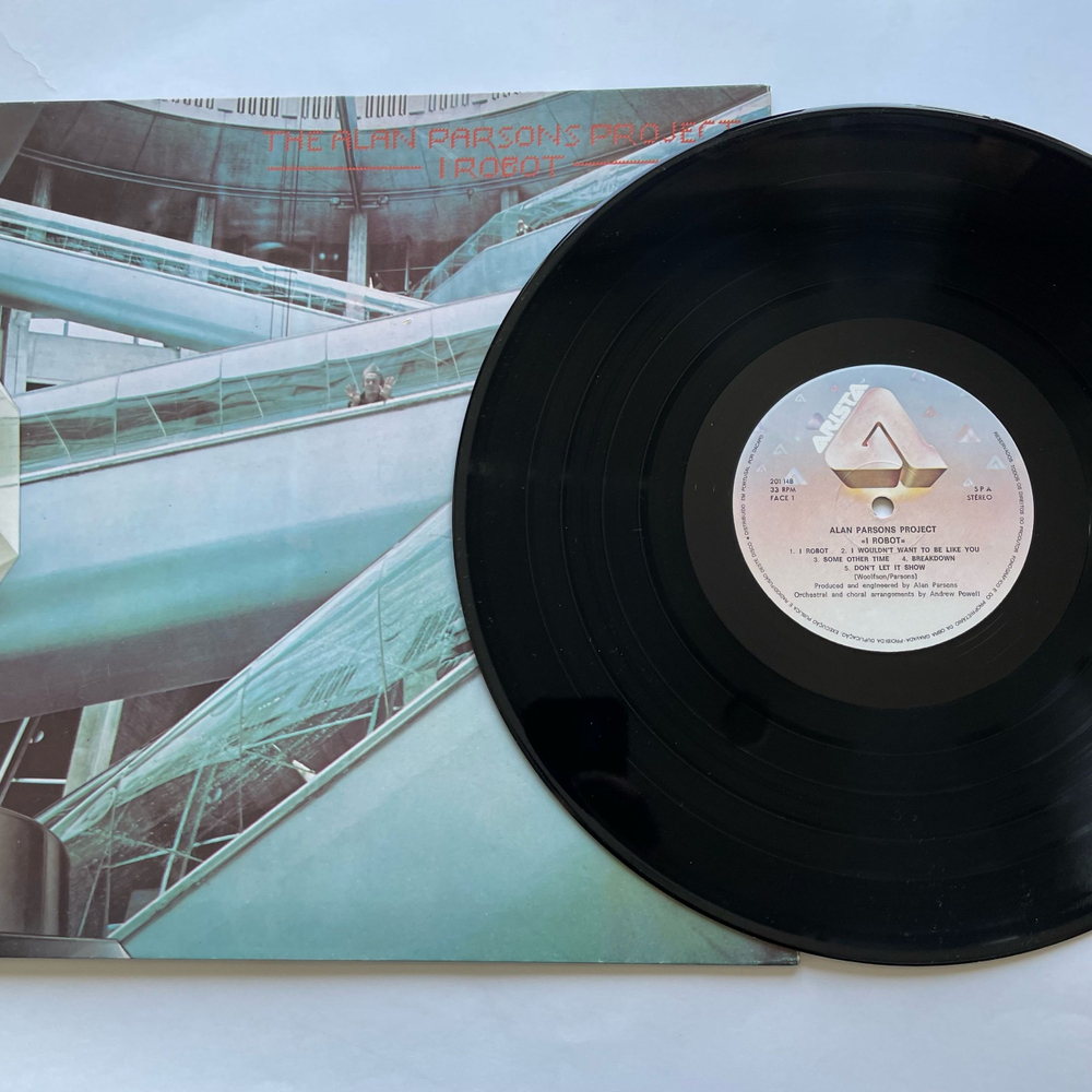 Винтажная виниловая пластинка LP The Alan Parsons Project I Robot (Португалия 1977)