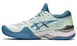 Женские теннисные кроссовки Asics Court FF 2 Clay - bio mint/lagoon