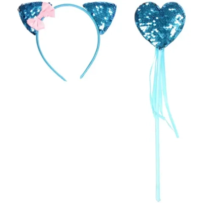 Набор карнавальный «CAT» (ободок, палочка), микс