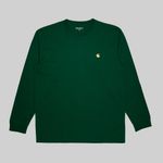  Лонгслив мужской Carhartt WIP Chase артикул:I026392_chervil - купить в магазине Дайс