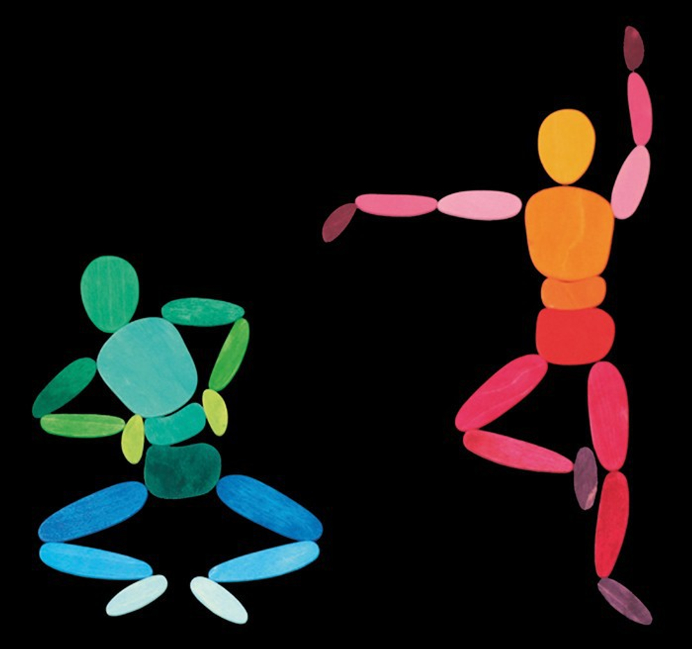 Магнитная мозаика В движении, 2 фигуры