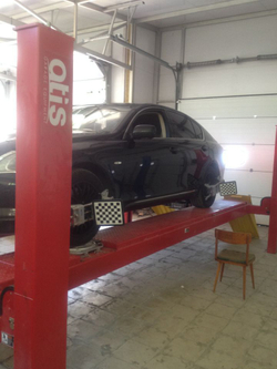 A440A (PEAK 409A) Подъемник четырехстоечный, 4 т. под 3D сход-развал (Красный)