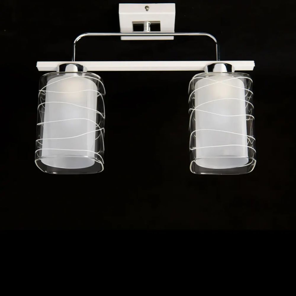 Citilux Румба CL159120 Люстра потолочная Белая Хром