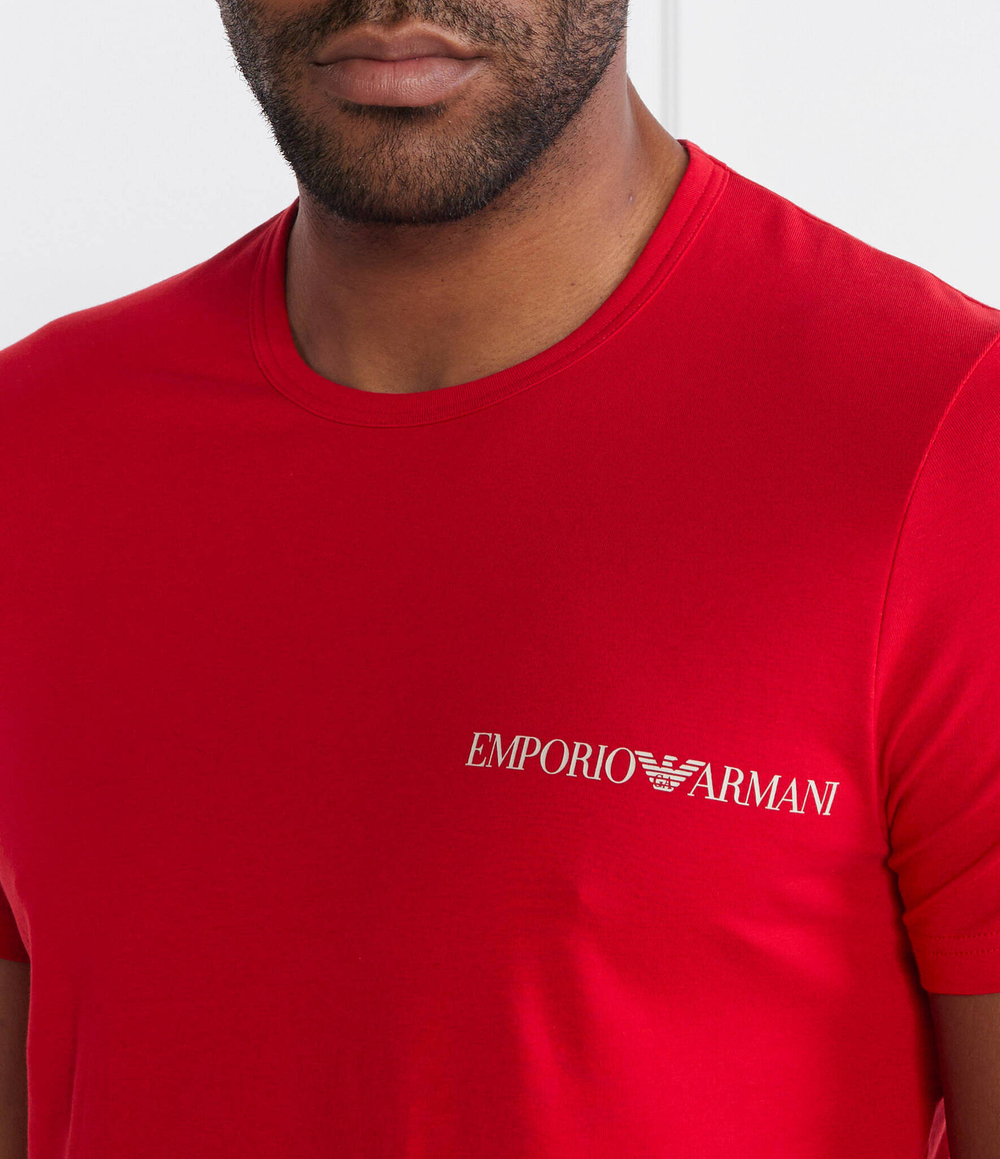 Футболка 2шт. Emporio Armani - красный(111267 4R717)
