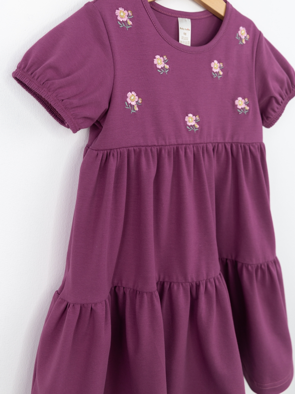 Платье трикотажное с вышивкой Baby Boom