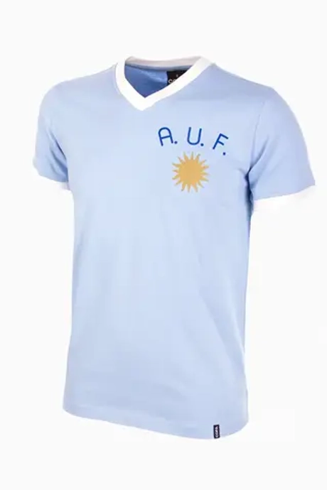 Футболка Retro COPA Уругвай 1970 - голубой