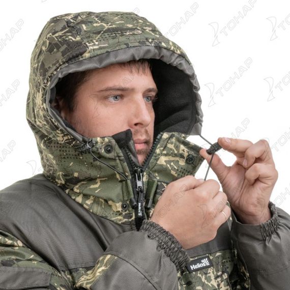 Костюм зимний ГОРКА полукомбинезон, алова/хаки р.60/182 Helios