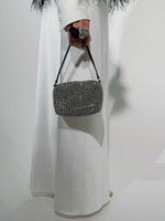 Шёлковое платье жемчужное