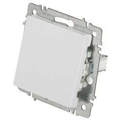 Кнопка Intro Accent 6-109-01 10А-250В, IP20, СУ, AL/CU, белый