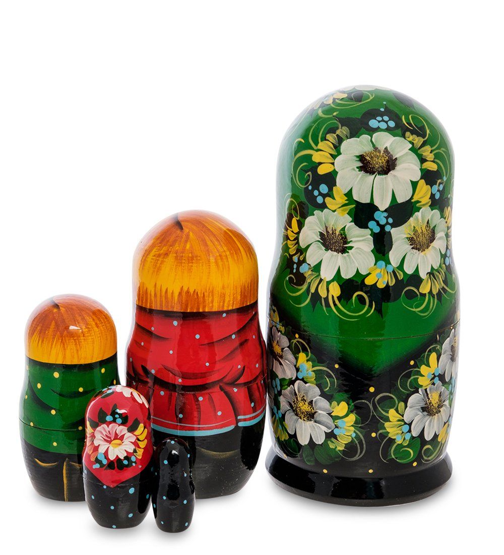 Народные промыслы МР-24/ 35-C Матрешка 5м «Анастасия с чайником»