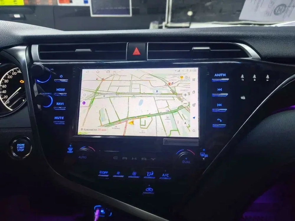 Магнитола для Toyota Camry 70 2017-2020 (c JBL и климатом на ШГУ) - Teyes CC3 на Android 10, QLED, ТОП процессор, 4Гб+32Гб, CarPlay, 4G SIM-слот