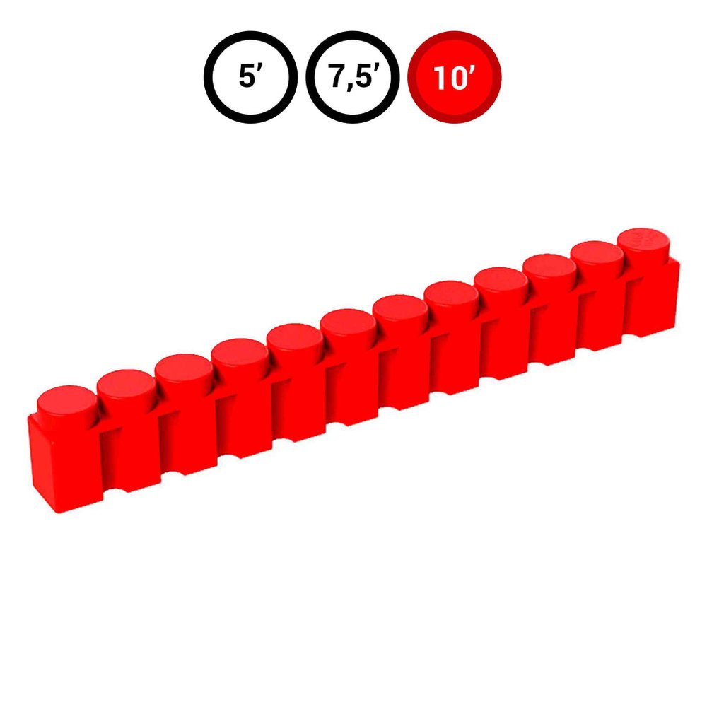 Балка красная для конструктора
