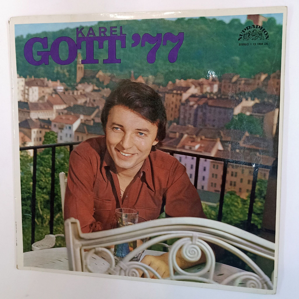 Винтажная виниловая пластинка LP Карел Готт Karel Gott 77 (Чехословакия 1976)