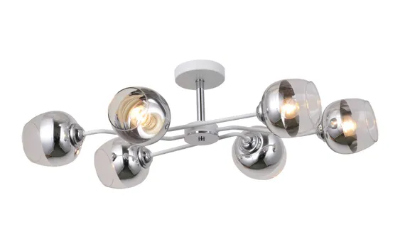 74524/6 CHROME+WHITE (1) Люстра (RL)