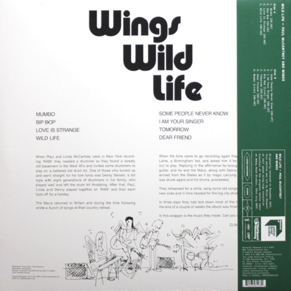 Paul McCartney And Wings / Wild Life (LP)