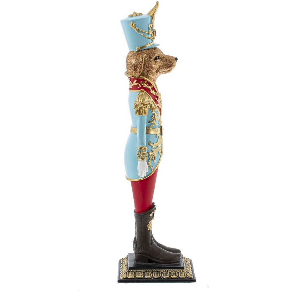 GAEM Фигурка декоративная "Солдатик-собака", L9 W9 H32 см