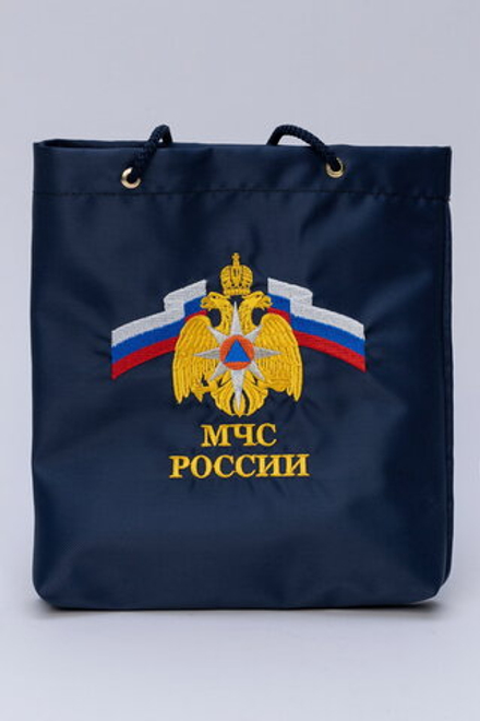 Сумка сувенирная с вышивкой МЧС (средняя)