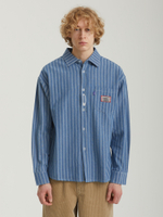 Мужская Рубашка Striped Denim - Pins