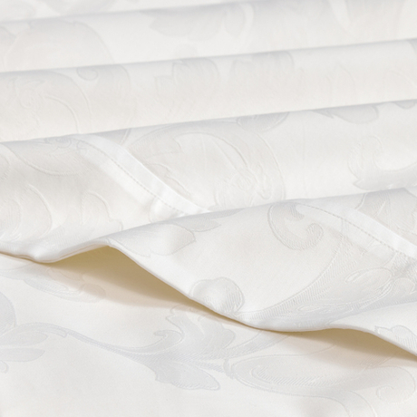 Постельное белье 2 спальное евро макси Сlaire&Caroll Frame белый жаккард