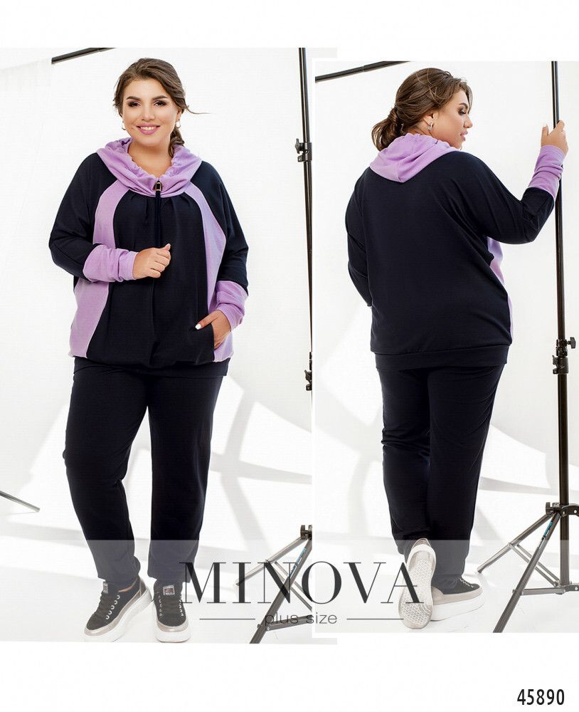 Костюм 8-317-лаванда-синий Minova