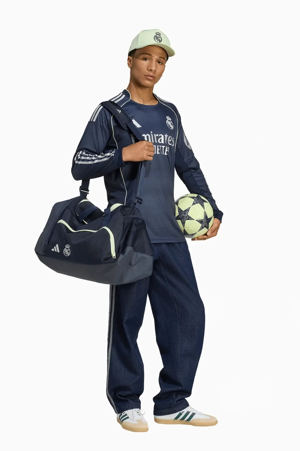 Футболка с длинными рукавами adidas Real Madrid 25/26 Away - темно-синий