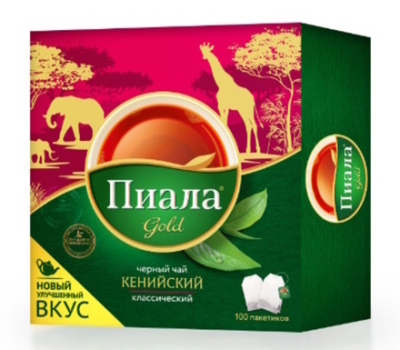 Чай черный "Пиала gold" Кения 100 пак. Казахстан