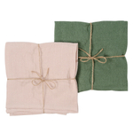 Полотенце кухонное вафельное из умягченного льна мятного цвета из коллекции essential, 47x70 см