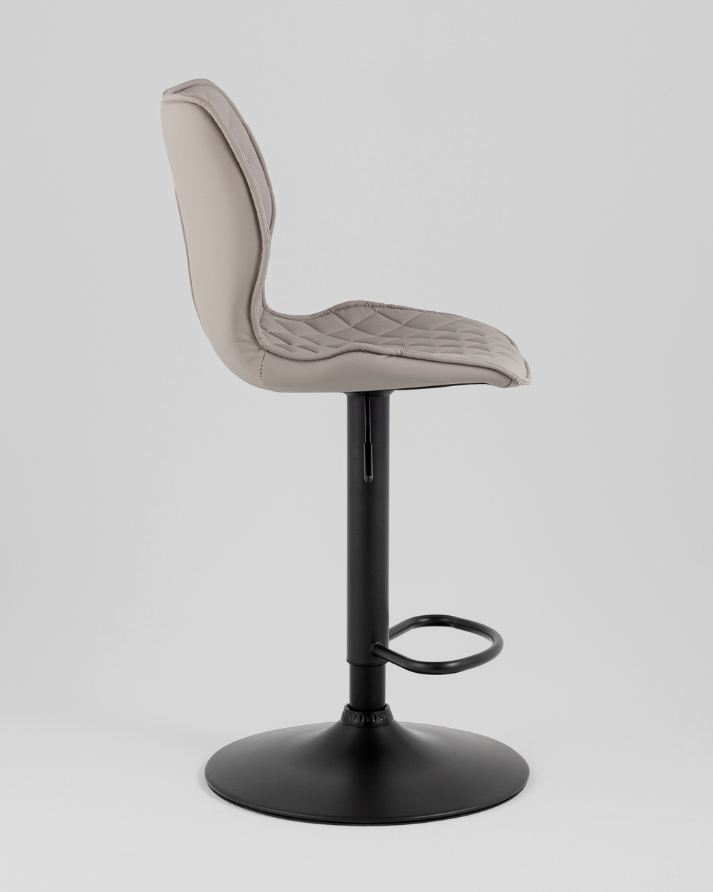 Стул барный Dome экокожа серый 2 шт