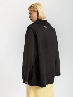 Пальто жакет демисезонное с начёсом барашек