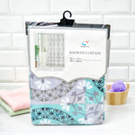 Штора для ванной 180*180см, полиэстер